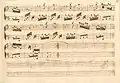 partition manuscrite
