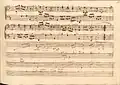 partition manuscrite