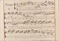 partition manuscrite