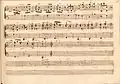 partition manuscrite