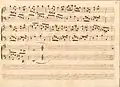 partition manuscrite