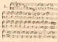 partition manuscrite