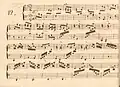 partition manuscrite