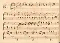partition manuscrite