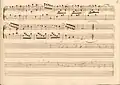 partition manuscrite