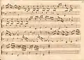 partition manuscrite