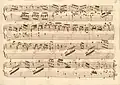 partition manuscrite