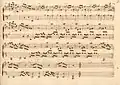 partition manuscrite