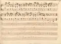 partition manuscrite