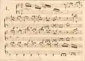partition manuscrite