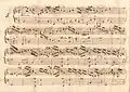 partition manuscrite