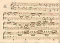 partition manuscrite