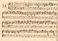 partition manuscrite