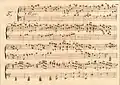 partition manuscrite
