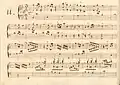 partition manuscrite