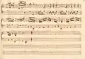 partition manuscrite