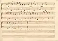 partition manuscrite