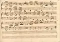 partition manuscrite