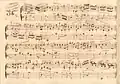 partition manuscrite