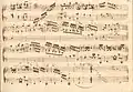 partition manuscrite