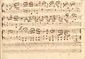 partition manuscrite