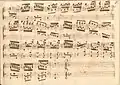 partition manuscrite