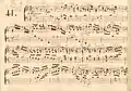 partition manuscrite