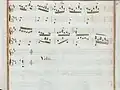 partition manuscrite