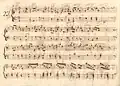 partition manuscrite