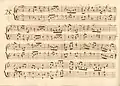 partition manuscrite