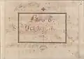 Page de titre du volume, avec la date de copie : 1753