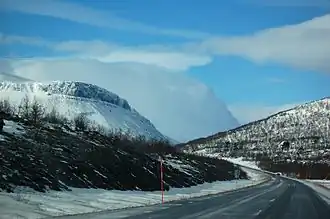 La E10 à Kiruna.