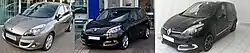 Renault Scenic 3 : Les différentes phases (vue de devant)