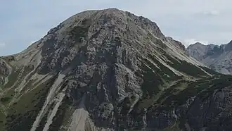 Vue de la face ouest du Schänzlekopf.