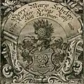 Armoiries de Marx Scheler, conseiller d'Ulm (1742)