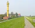 Le phare, haut de 42 m, est aujourd'hui désaffecté.