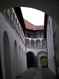 Château de Varaždin (vue intérieure).