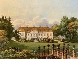 Le château de Schlodien en Prusse orientale