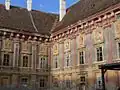 Cour intérieure du château Petronell