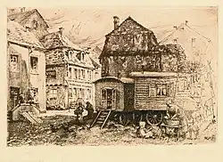St.-Barbara-Ufer, à Trèves, par Anton Schneider-Postrum&nbsp;(de), 1919.