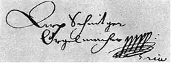 signature d'Arp Schnitger