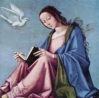 La Lecture de Mariev. 1515Gemäldegalerie, Dresde