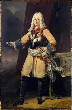 Portrait posthume de Claude François Bidal d’Asfeld, peint en 1835 par Henri Frédéric Schopin