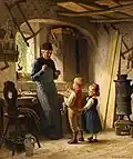 Dans l'atelier de grand-père.