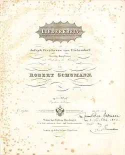 Image illustrative de l’article Liederkreis op. 39 (Schumann)