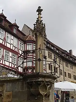 Le pilori de Schwäbisch Hall (Allemagne).