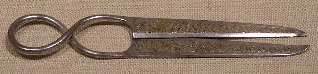 Ciseau de Chine, dynastie Tang (618–907 AD).