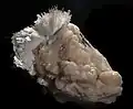 Heulandite et scolécite - Nasik, Inde - (8,2&nbsp;×&nbsp;5,2&nbsp;cm)