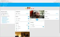 Description de l'image Screenshot of Home Assistant Frontend.png.
