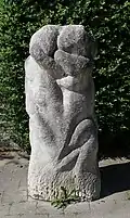 Une de ses sculptures à Steenkerke.